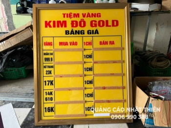 Bảng thông báo mica